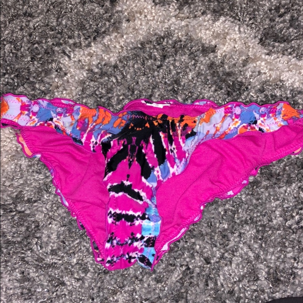 Tie dye bikini bottoms